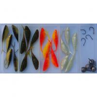 Mikado, Набор силиконовых приманок Fish Fry, 5.5см, 20шт. на X-FISHING