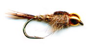 PFG, Мушка Bead Hare's Ear, №16, Natural, 12шт. (B101) на X-FISHING