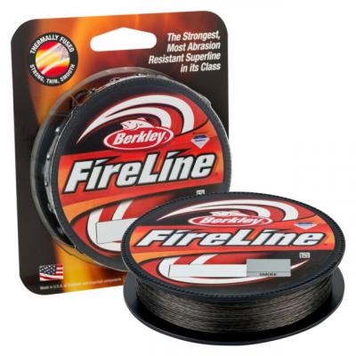 Berkley, Леска плетеная Fireline Fused Original, 300м, 0.10мм, 6.2кг, Темносерая на X-FISHING