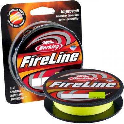 Berkley, Леска плетеная Fireline Fused Original, 150м, 0.39мм, 29.1кг, Яркозеленая на X-FISHING