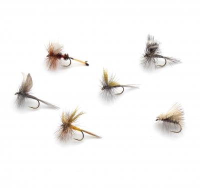 PFG, Набор сухих мушек Classic Dry Fly, №2, S, 6шт. на X-FISHING