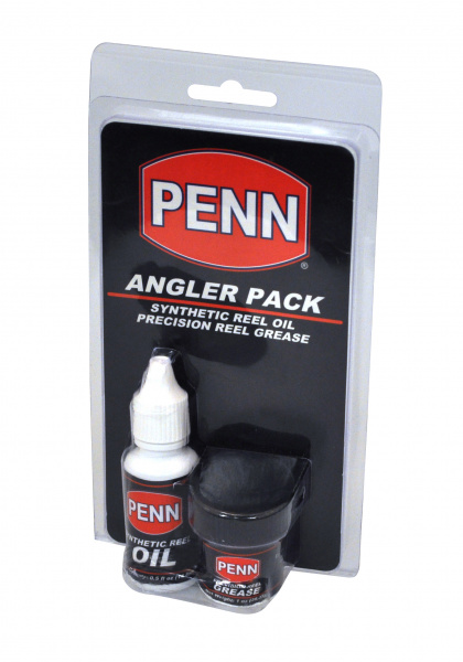Penn, Смазка для катушек Angler Pack, Oil (14.8мл) и Grease (14.17г) на X-FISHING