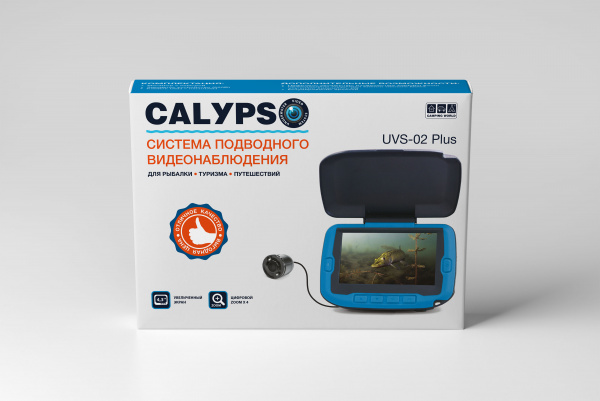 Calypso, Подводная видеокамера UVS-02 Plus, арт.FDV-1112 на X-FISHING