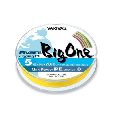 Varivas, Шнур Avani Big One PE 8, 600м, 70lb, #4 на X-FISHING