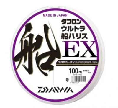 Daiwa, Леска флюорокарбон Toughron Ultra Fune Harisu EX, 100м, №4 на X-FISHING