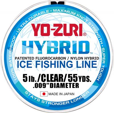 Duel/Yo-zuri, Леска Hybrid Ice 55Yd, 0.220мм, 5lb на X-FISHING