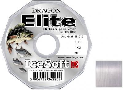 Dragon, Монолеска зимняя Elite Ice Soft, 40м, 0.08мм, 1кг на X-FISHING