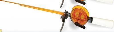 Удочка зимняя "ПИРС  55- М" (АБС/ПК) пенопл. короткая ручка, цвет ЖЧ, уп.5 штук на X-FISHING