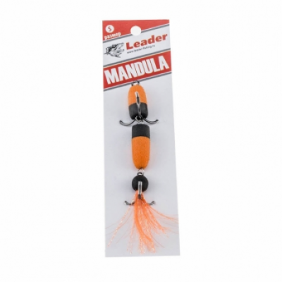 Next Fishing Accord, Мандула классическая, L, 105мм, 3шт, #023, оранжевый-черный-оранжевый на X-FISHING
