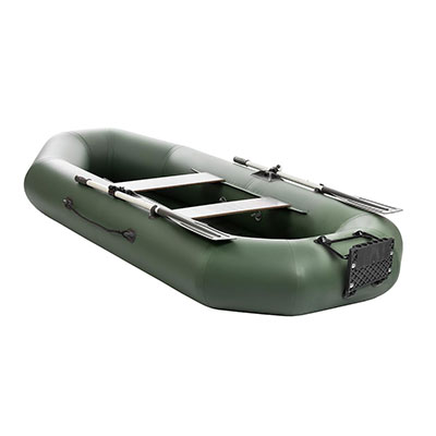 Лодка Тонар Шкипер 280нт (зеленый) на X-FISHING