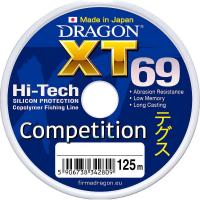 Dragon, Монолеска XT 69 HI-Tech Competition, 125м, 0.28мм, 8.95кг, светло-голубая на X-FISHING