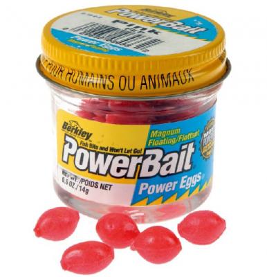Berkley, Имитация икры Powerbait Power Eggs Magnum Floating, 14г, Pink на X-FISHING